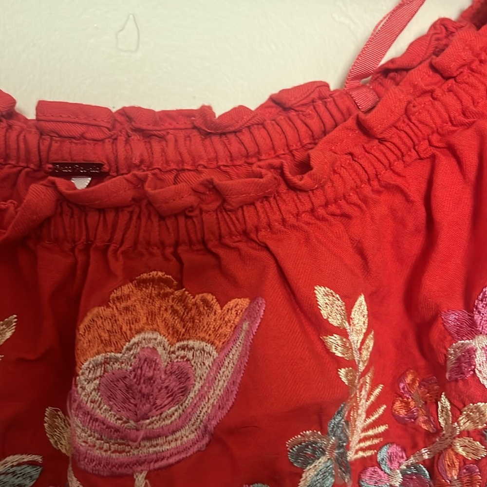 Free people fleur du jour babydoll embroidered dress - Picture 5 of 8
